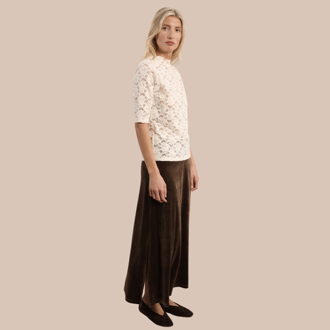 Lacie Mock Neck Tee
