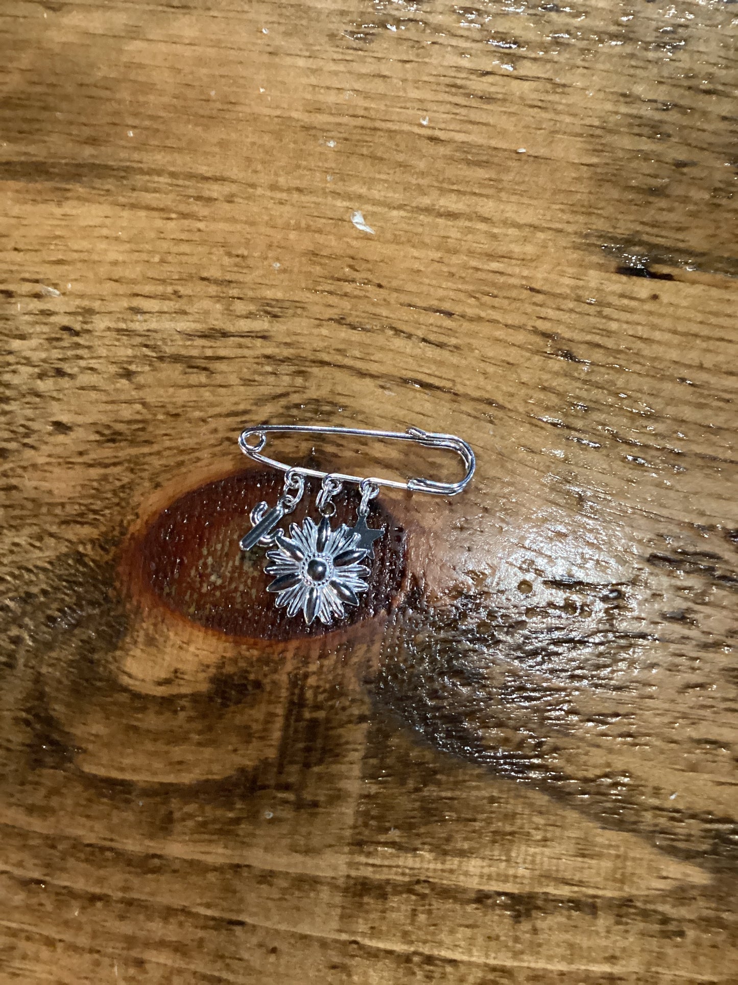 Safety Pin Charm Accessory