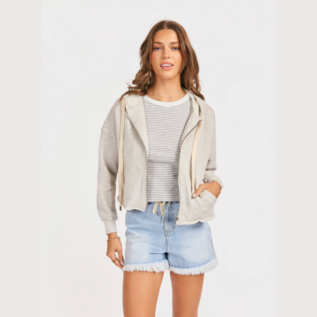 Nora Zip Front Hoodie
