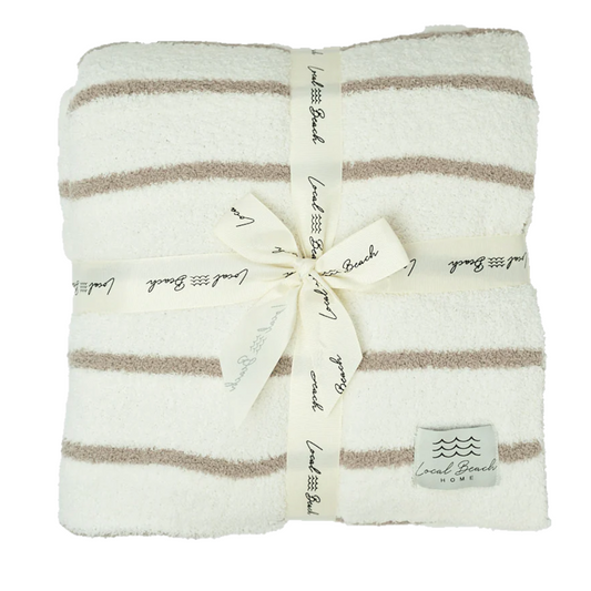 Striped Luxe Home Blanket
