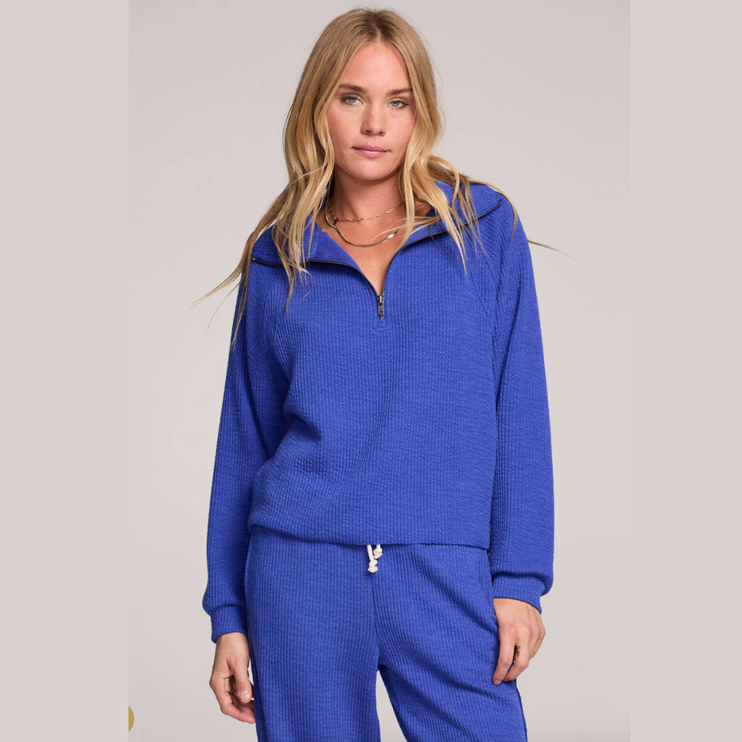 Lapis Half Zip Pullover (part of set)