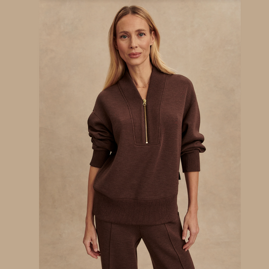 Sally Half Zip Sweat