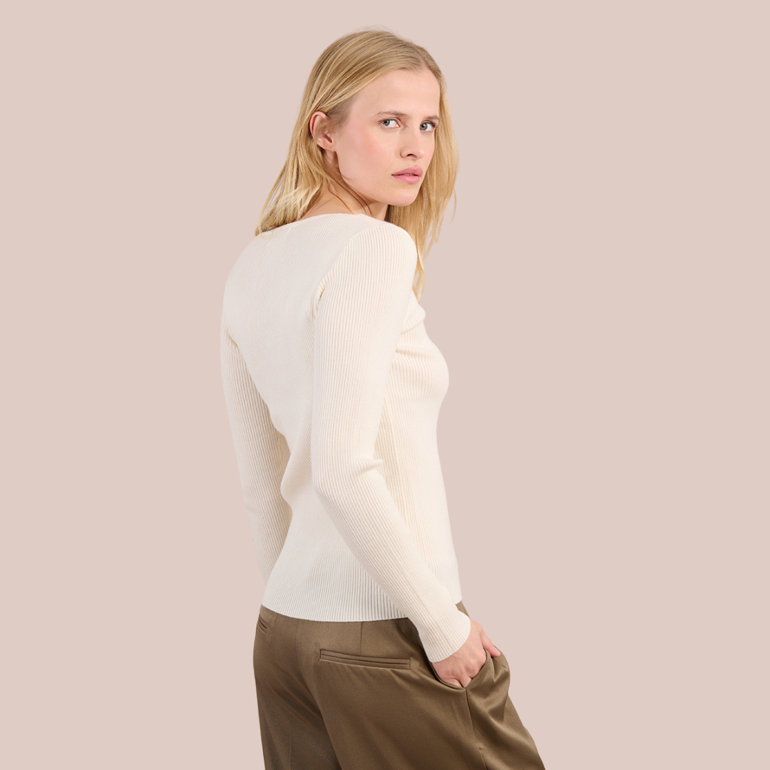 Blair Lace Trim V-Neck