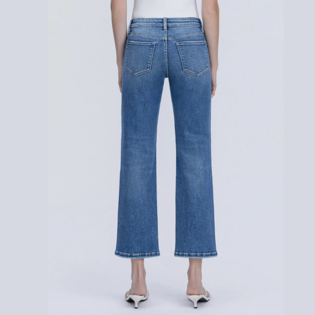 The Melissa - Mid Rise Ankle Straight Denim