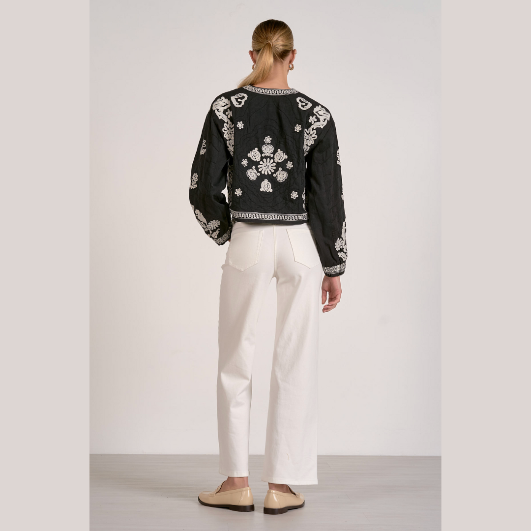 Boho Front Tie Jacket