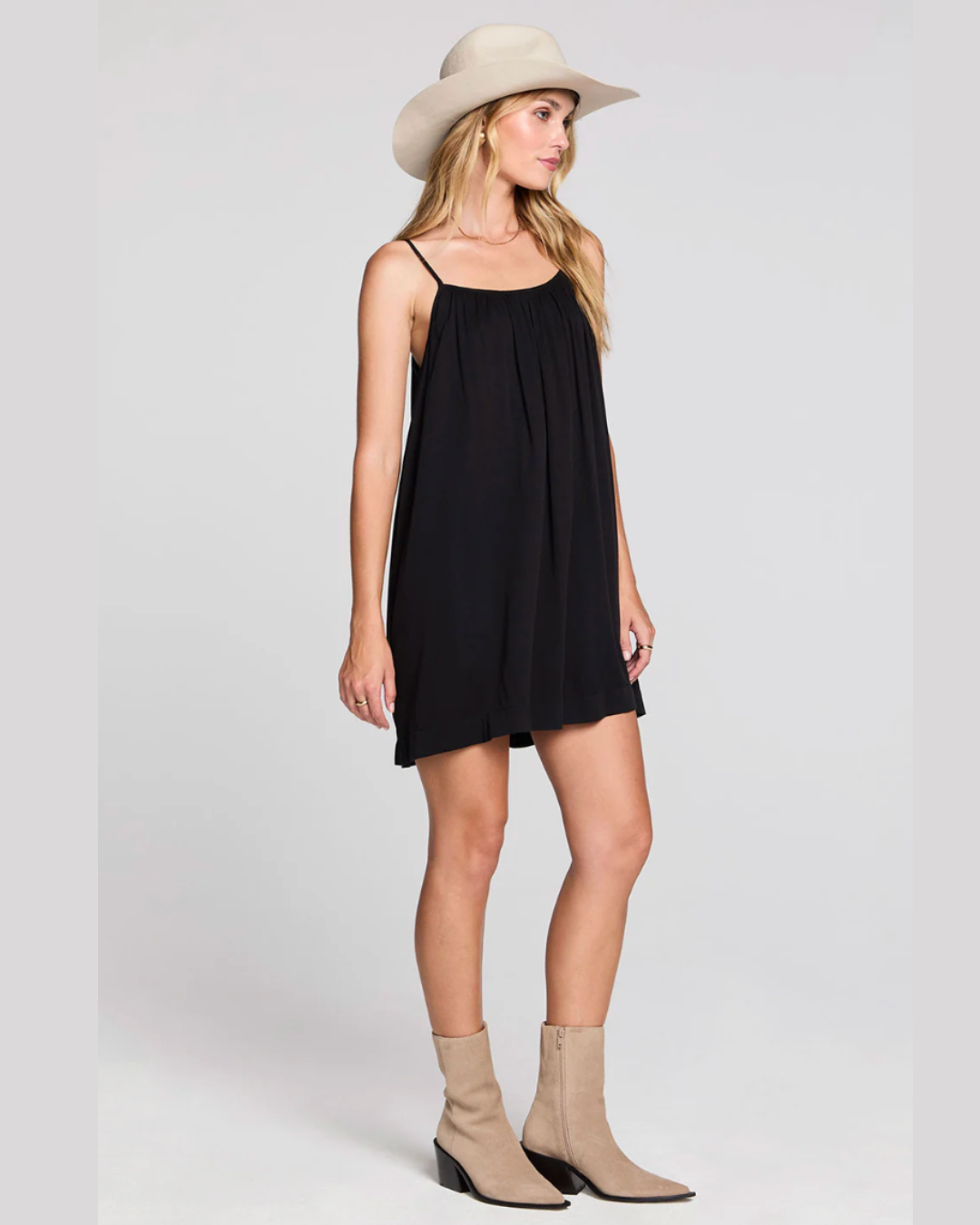 Valey Black Mini Dress