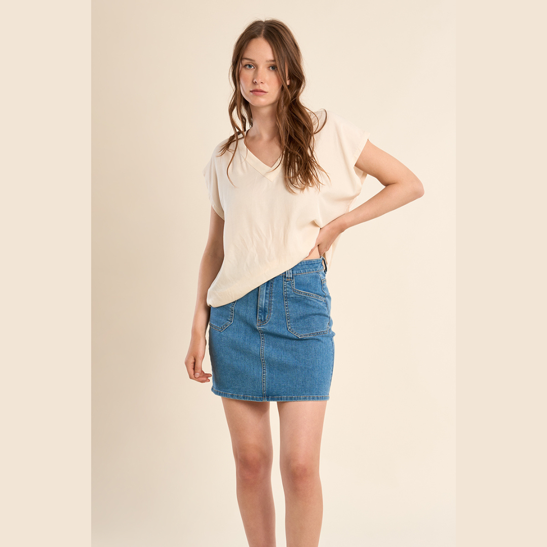 Denim Skirt