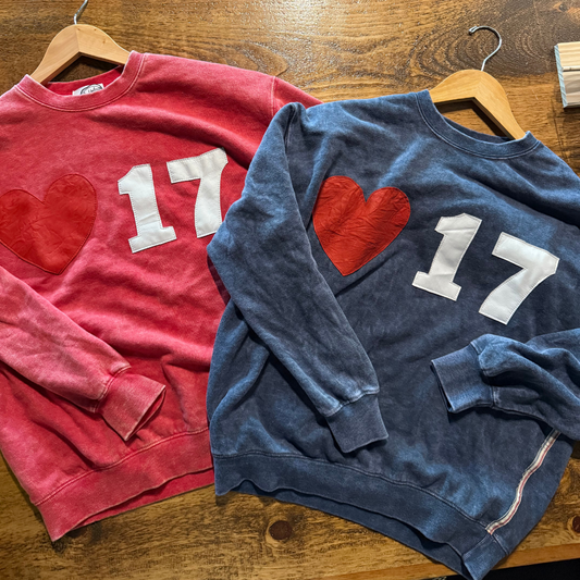 [Heart] 17 Vintage Wash Crew