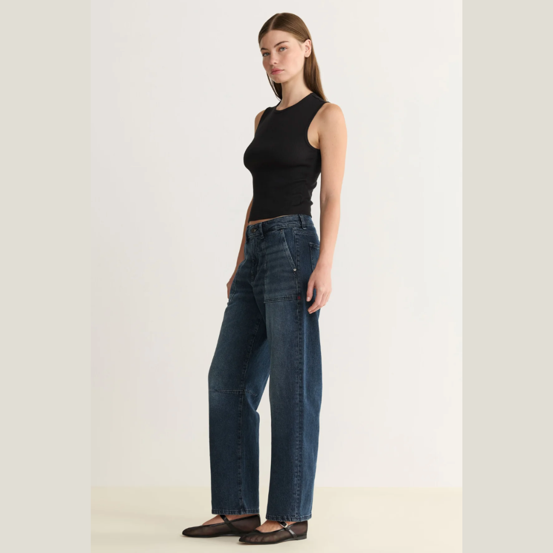 BNA - Saturday Night Soft Curve Barrel Jeans