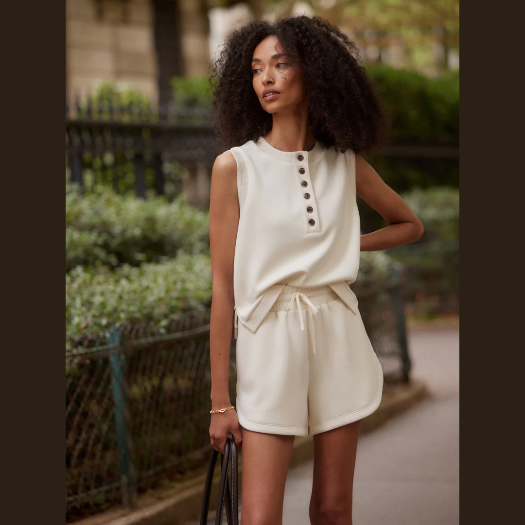Marla Button Placket Tank