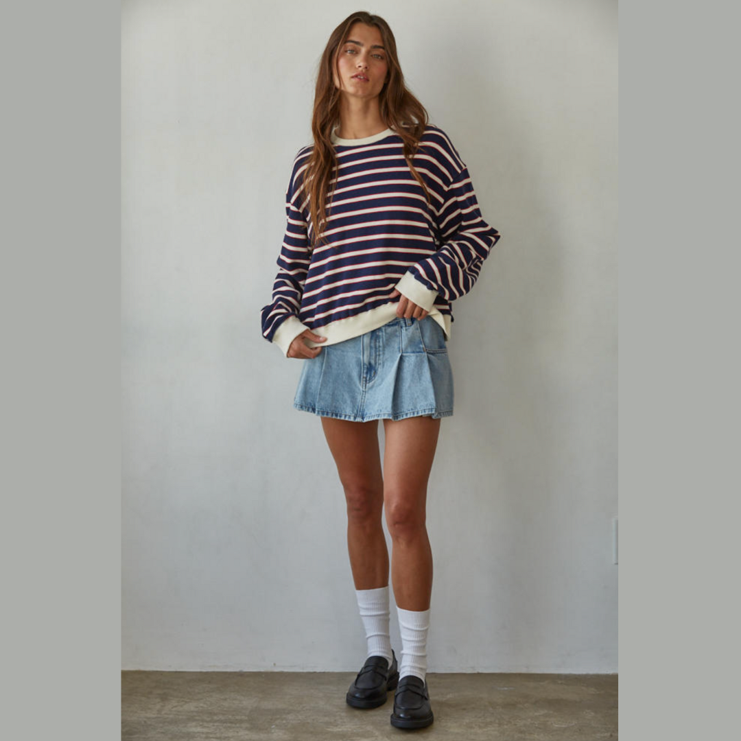 Coastal Everyday Striped Pullover