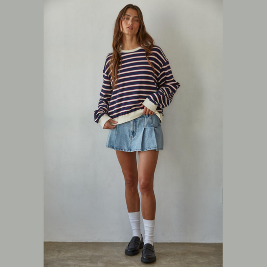 Coastal Everyday Striped Pullover