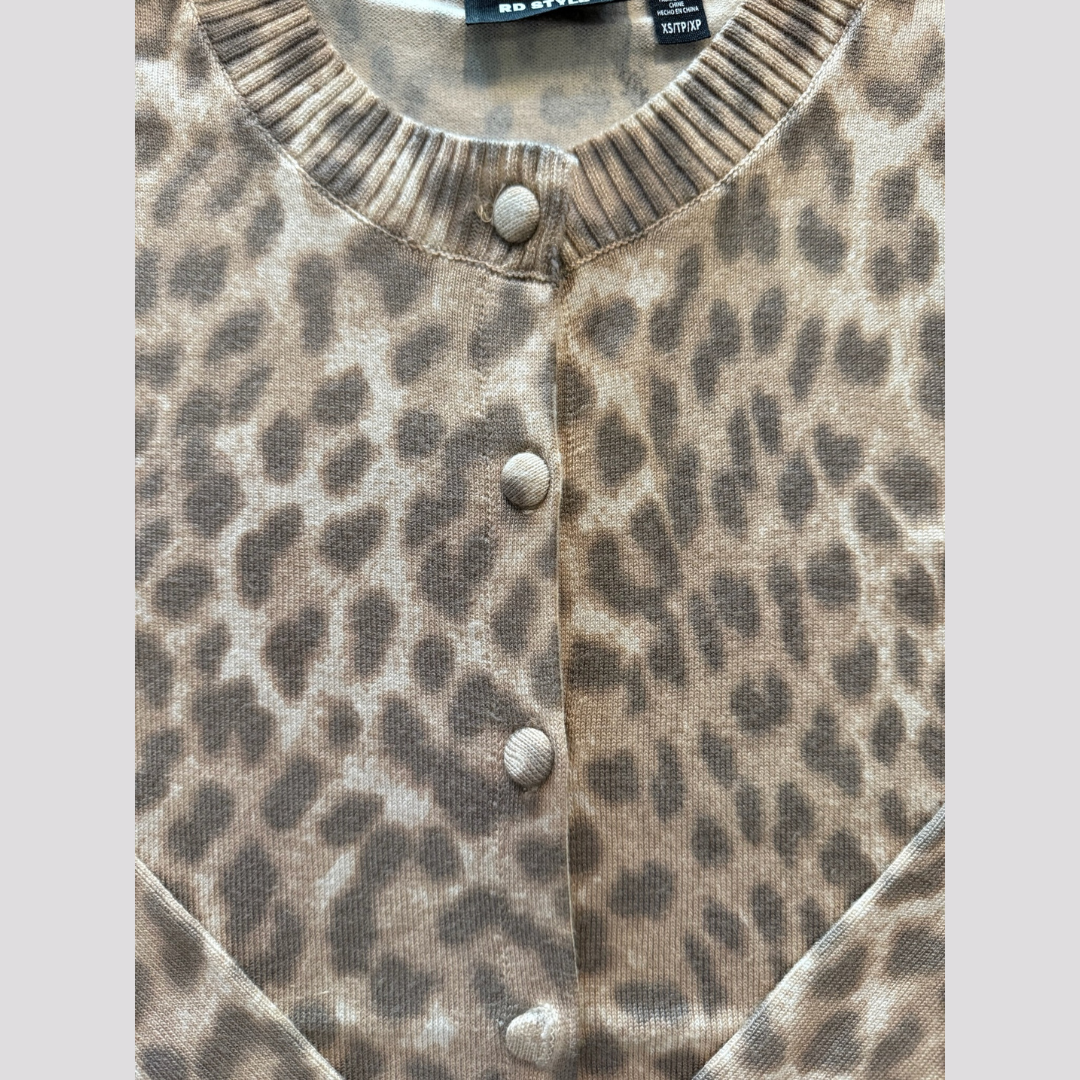 Fantine Long Sleeve Crew Neck Cardigan
