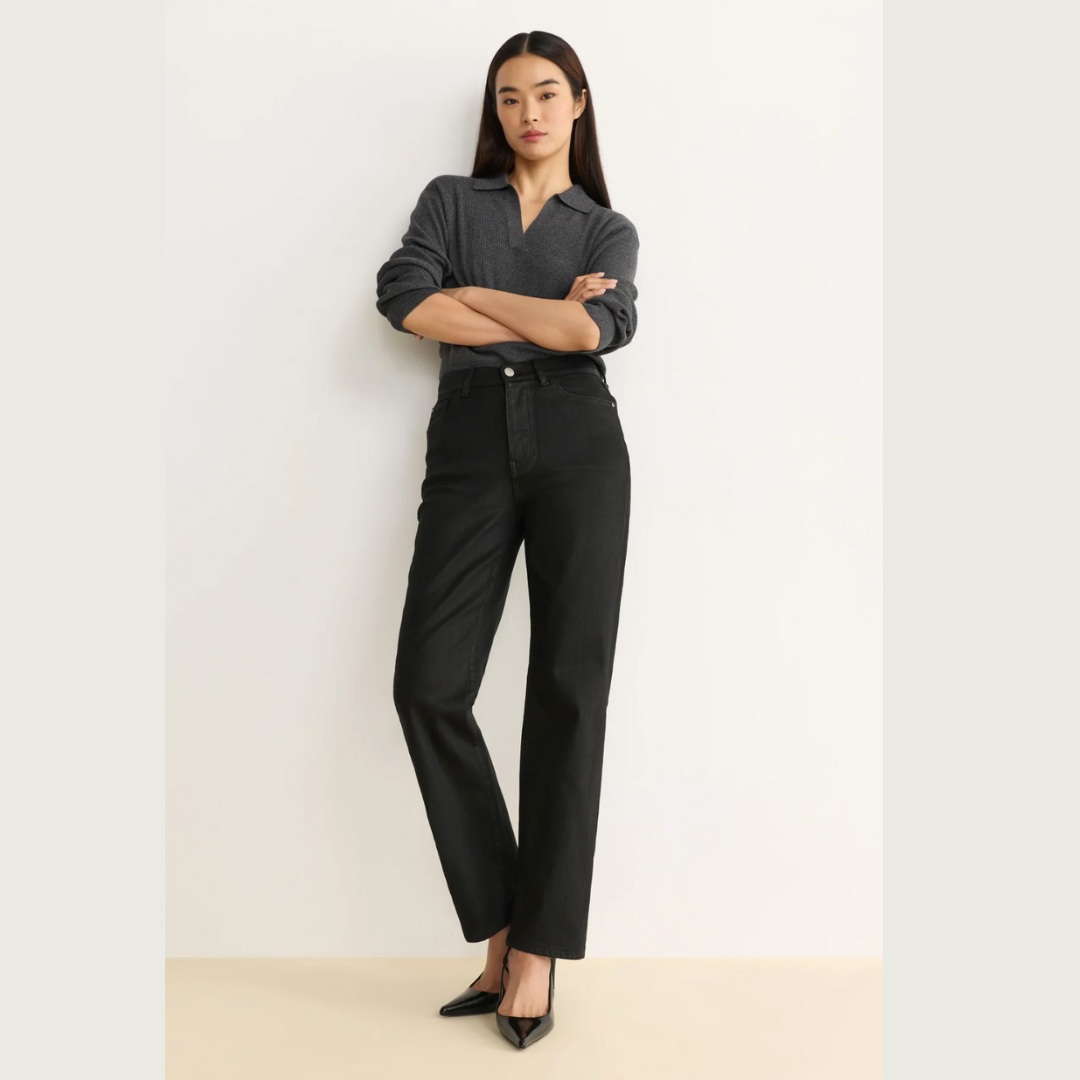 ASE Stretch in Coated Noir