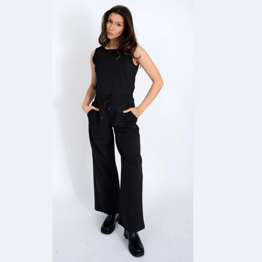 Juniva Soft Knit Sleeveless Jumpsuit