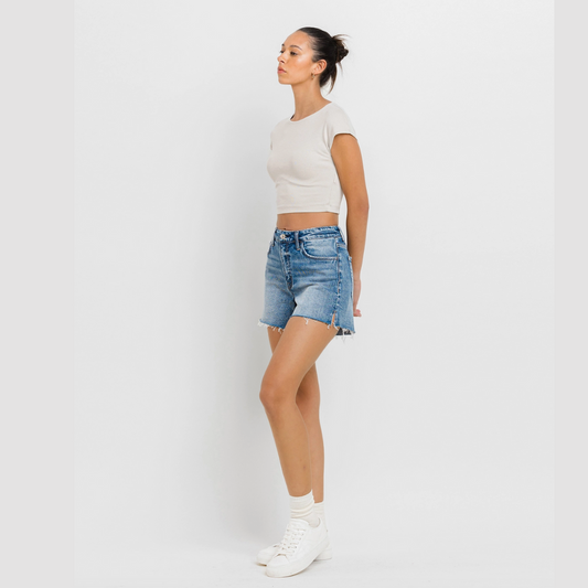 The Rebecca High Rise Clean Cut A Line Short