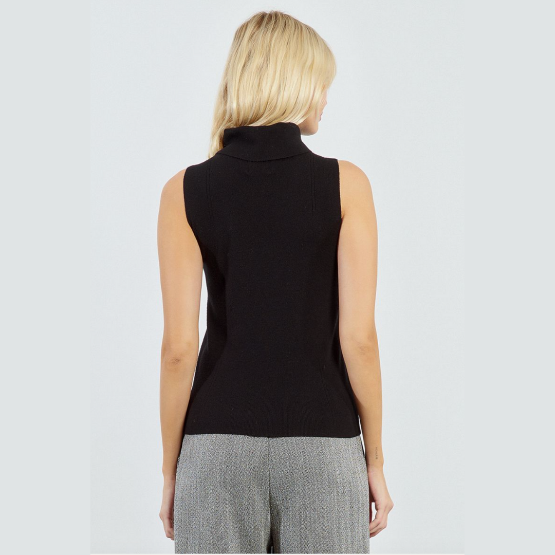 Saturday Nights Sleeveless Turtle Neck