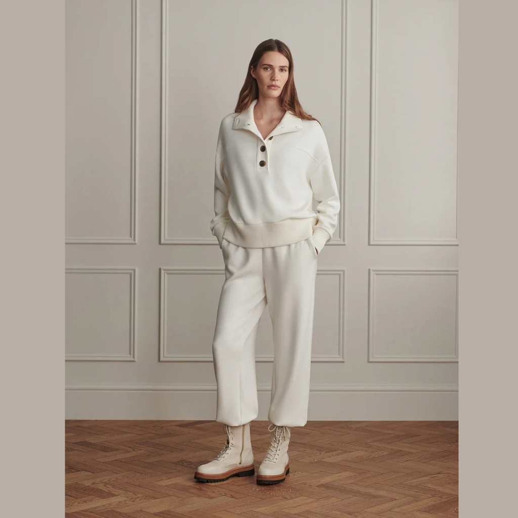 Bronya Button Placket Sweat