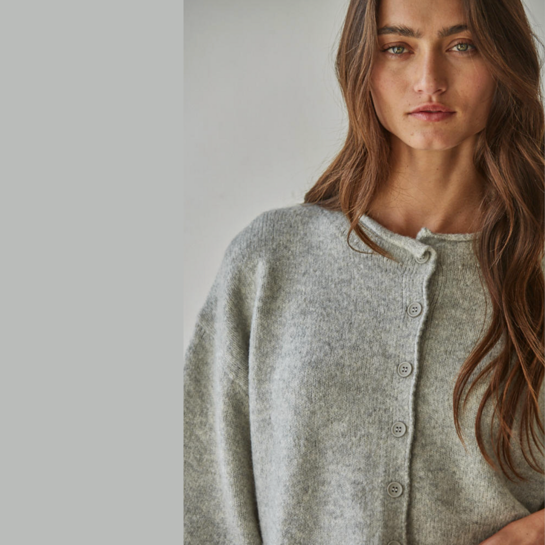 Kelsey Solid Quarter Sleeve Cardigan