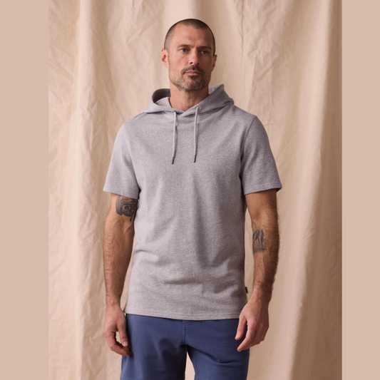 Men's Cole Terry Athletic Hoodie in Heathered Grey