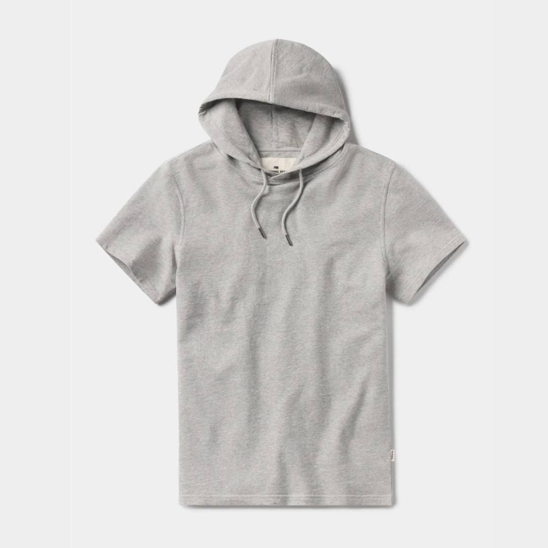 Men's Cole Terry Athletic Hoodie in Heathered Grey