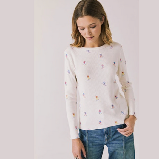 All Over Skiers Waffle Crew