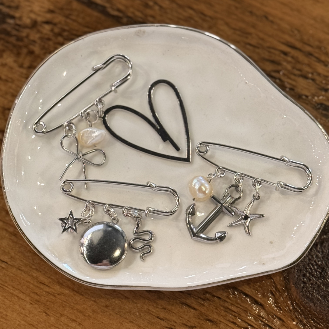 Safety Pin Charm Accessory