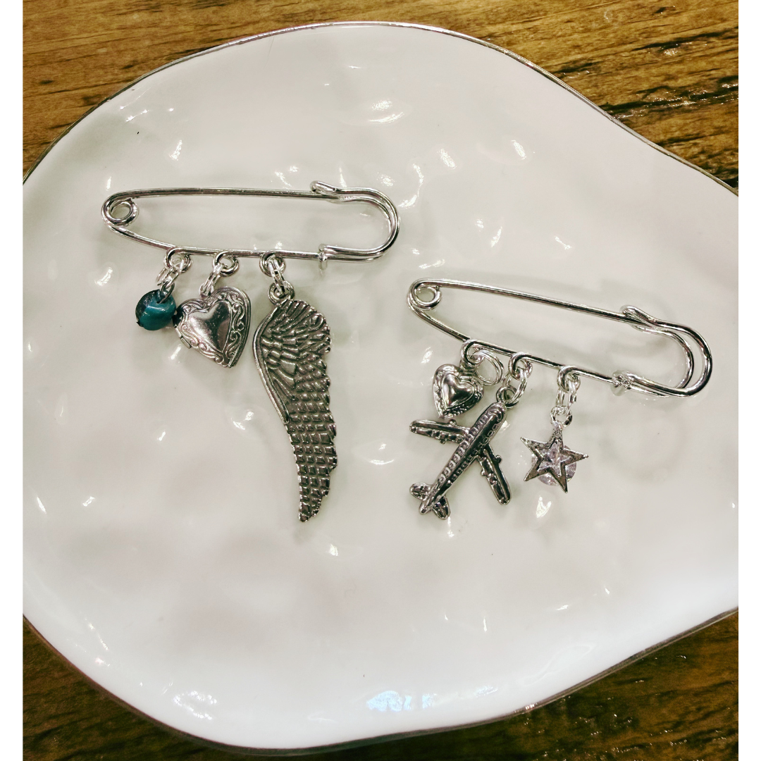 Safety Pin Charm Accessory