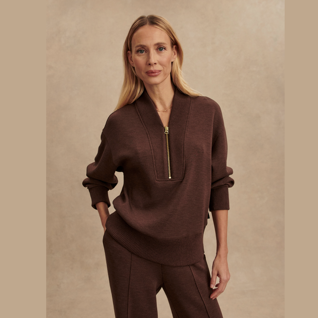 Sally Half Zip Sweat