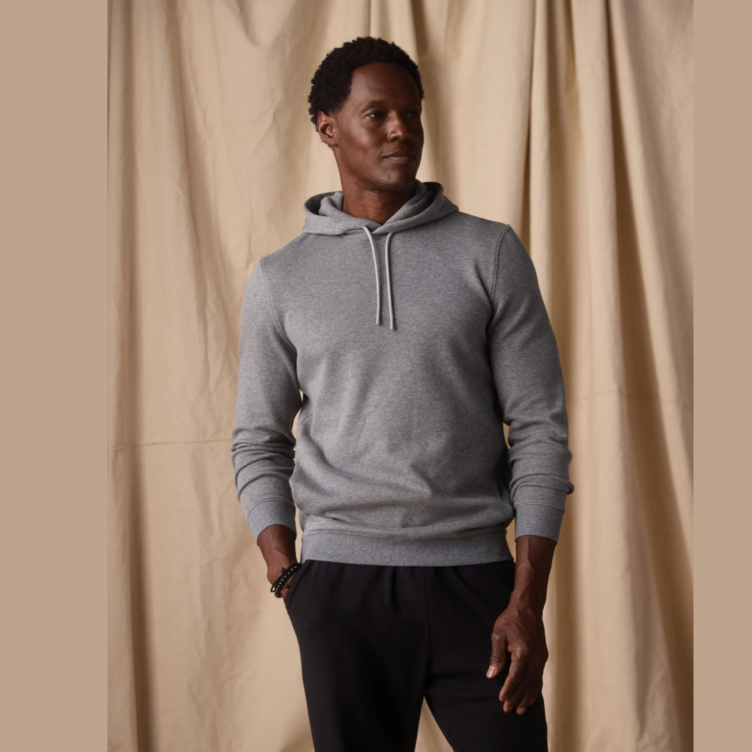 Men’s Fleece Puremeso Hoodie in Athletic Grey