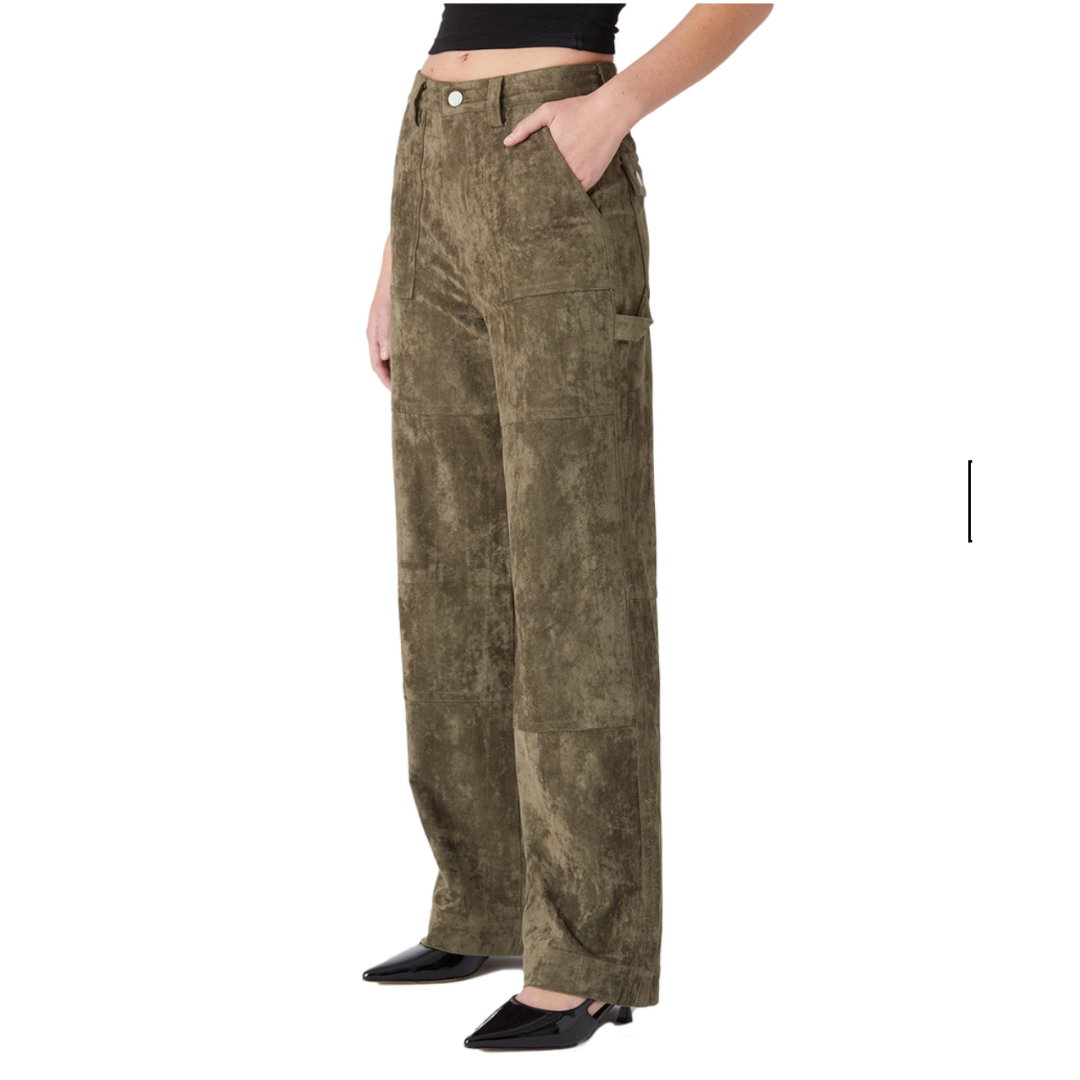 Take a Hike Faux Suede with Stretch