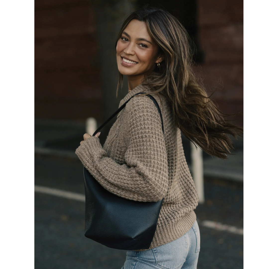 Mabel Popover Sweater in Toasted Chestnut