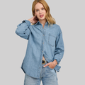 Whitney Denim Button Down Shirt