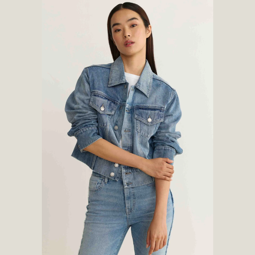 KBP - Denim Cropped Jacket