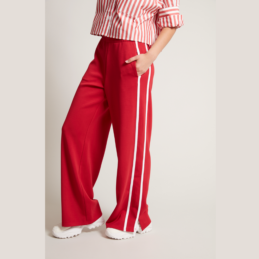 Valencia Soft Knit Crimson Pant