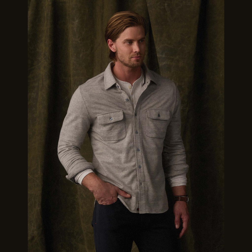 Men's Textured Knit Shirt