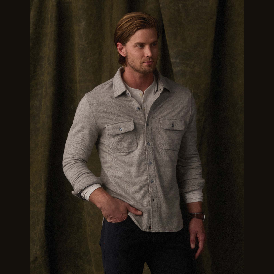 Men's Textured Knit Shirt