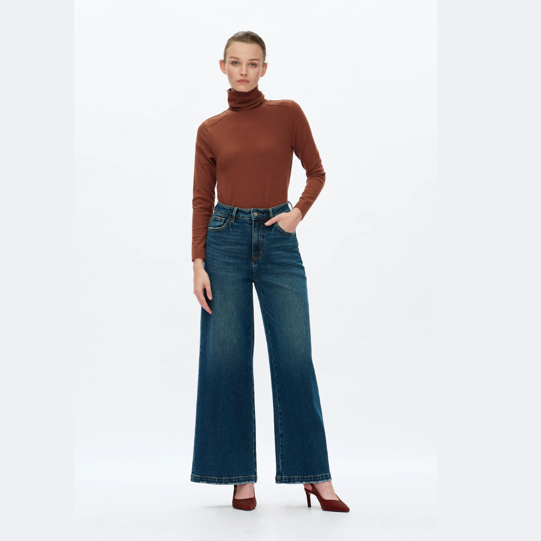 The Missy Mid Rise Wide Leg