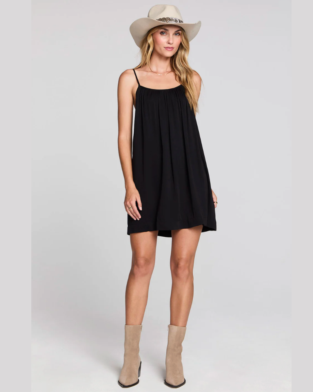 Valey Black Mini Dress