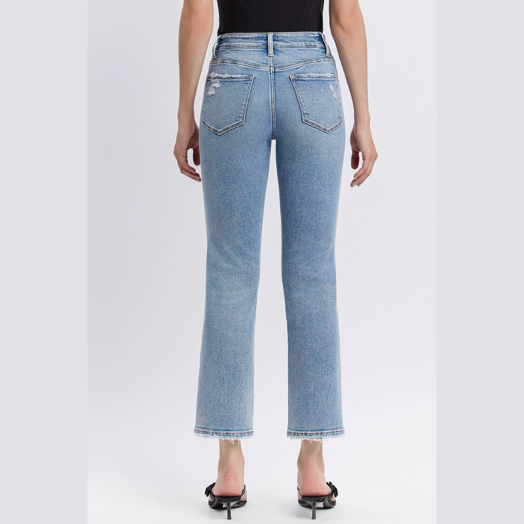 The Reg High Rise Straight Denim (28")