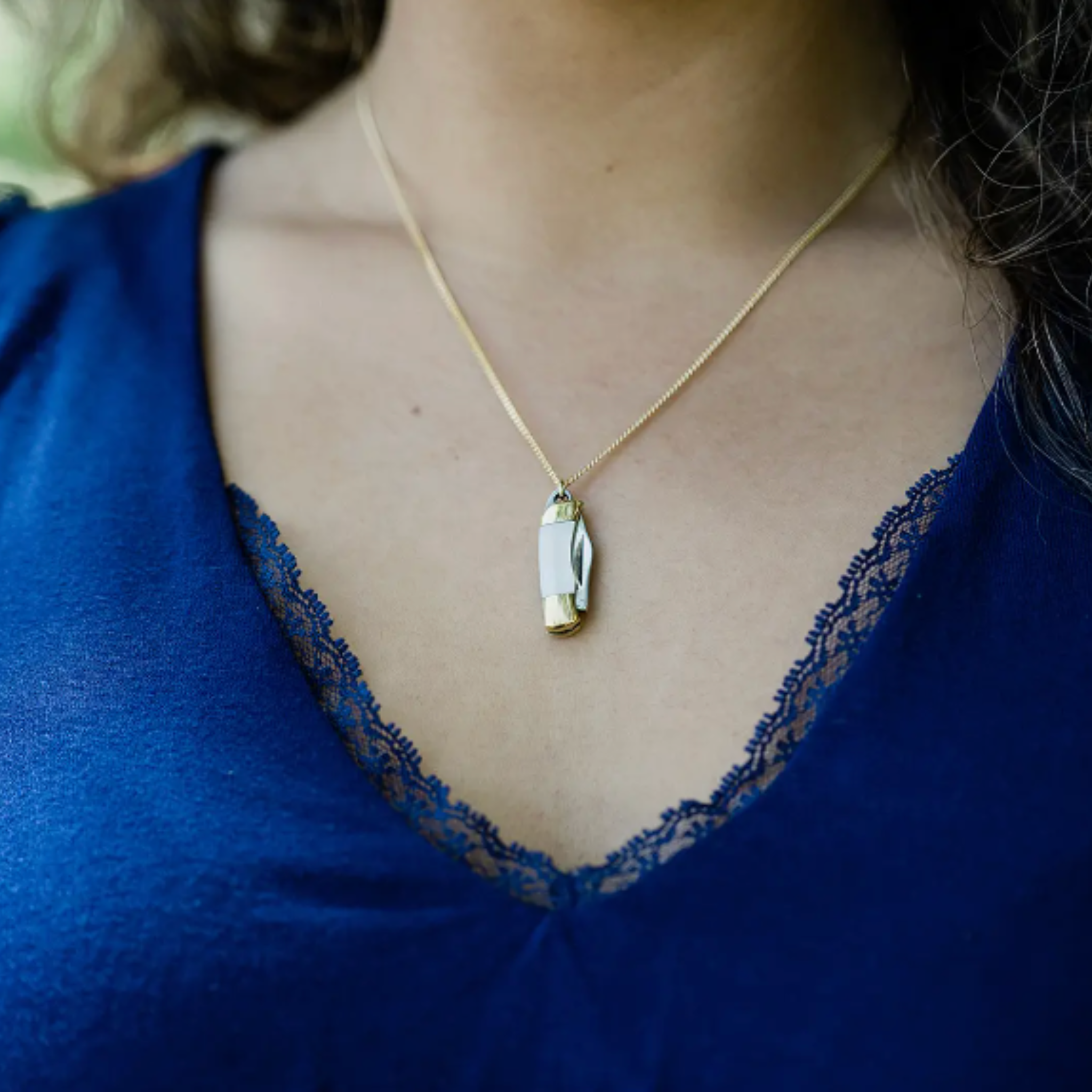 Knife on Chain Necklace