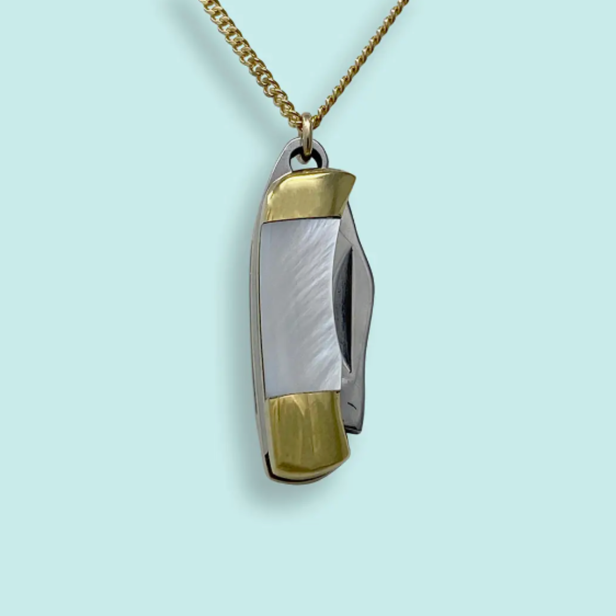 Knife on Chain Necklace