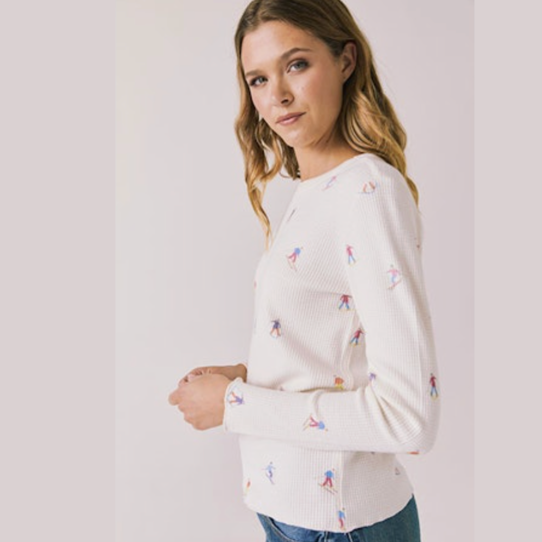 All Over Skiers Waffle Crew