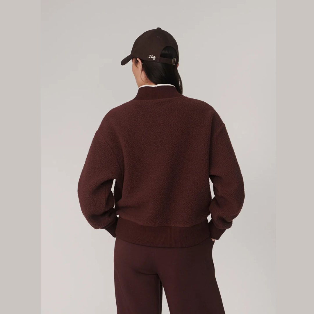 Brenna Button-Neck Fleece