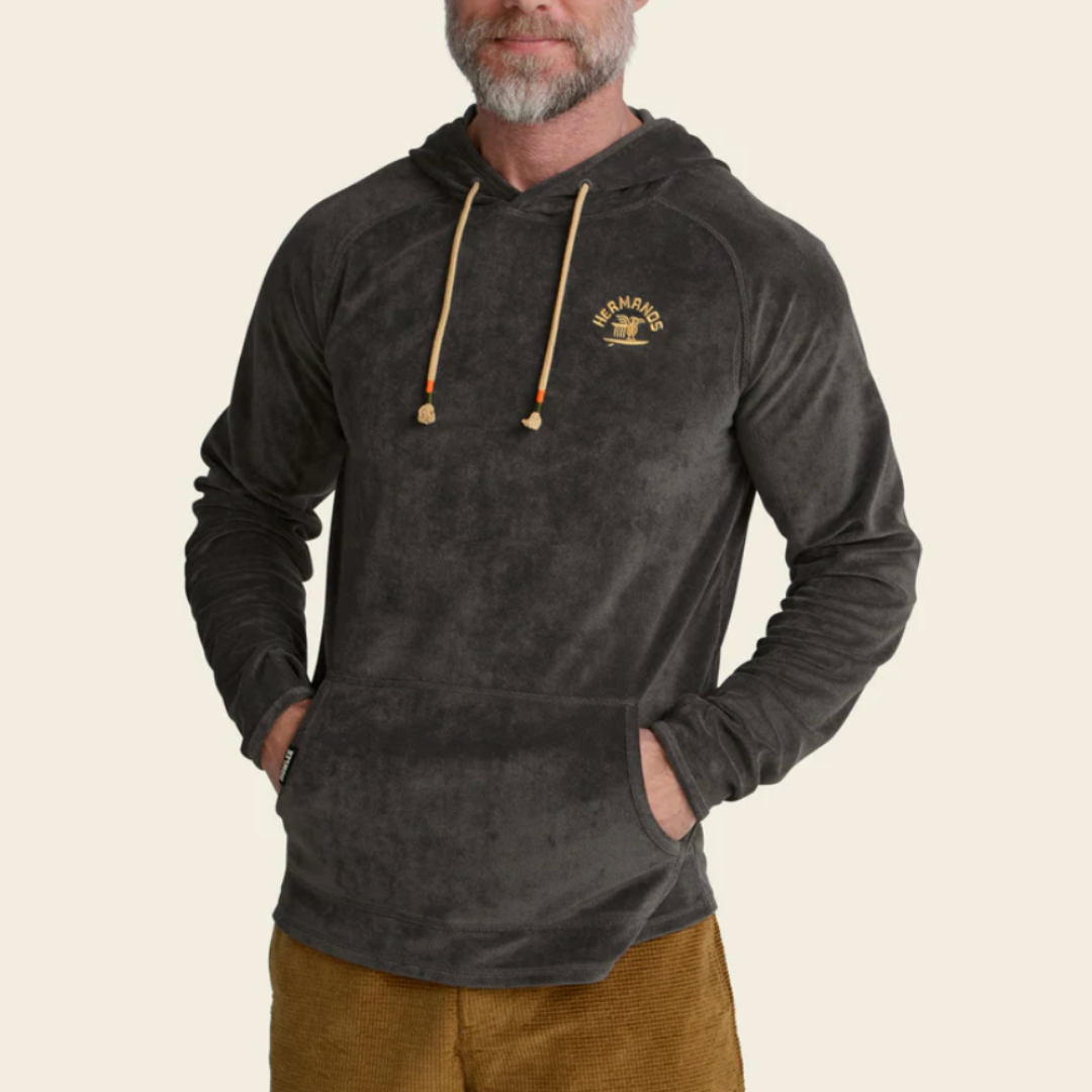 Howler Brothers | Antique Black Terrycloth Hoodie FINAL SALE