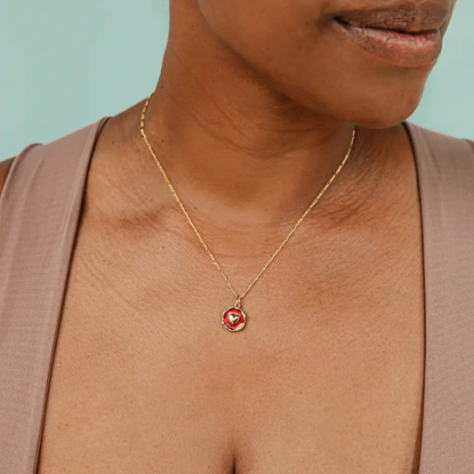 Red Heart Necklace