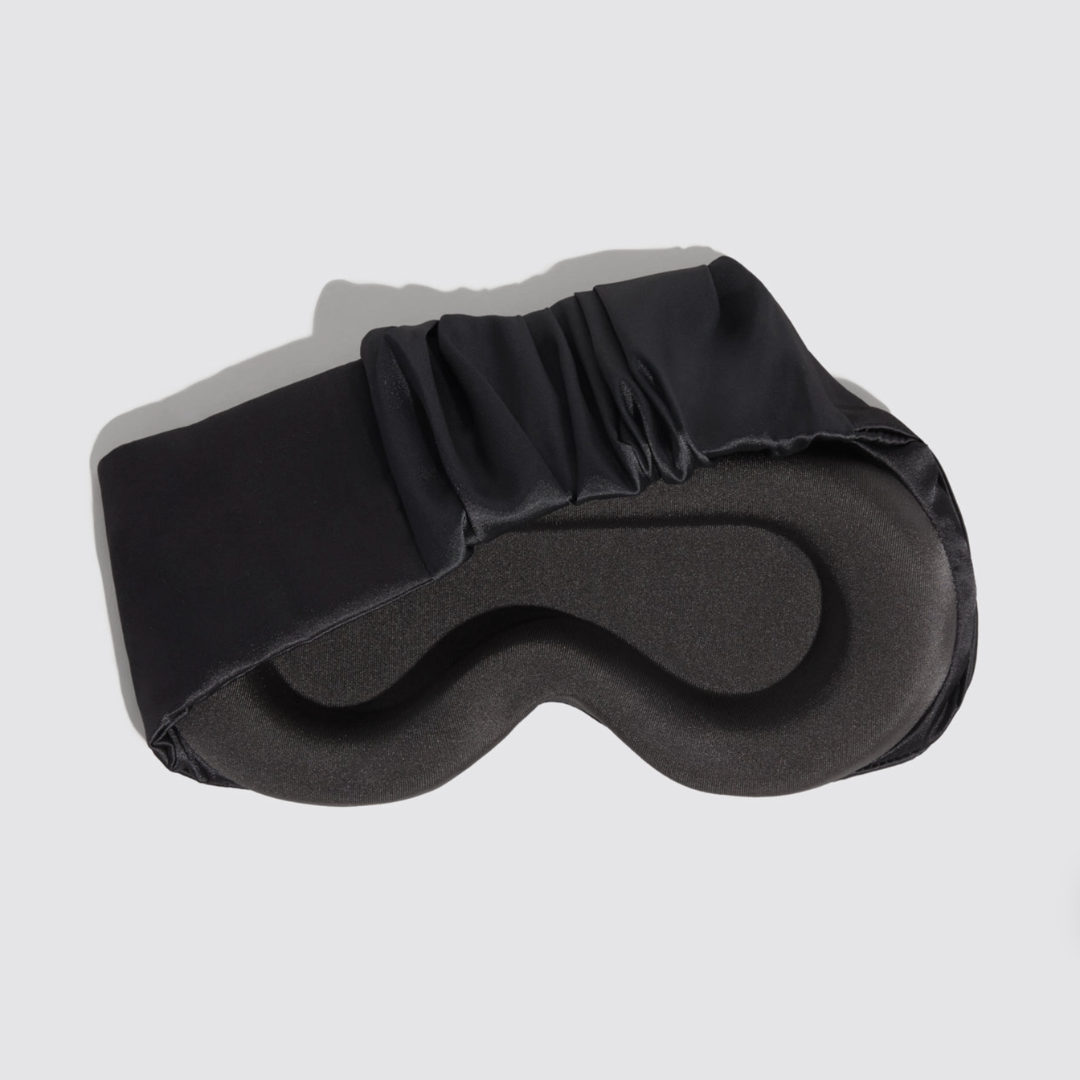 Kitsch | Charcoal Contour Pillow Eye Mask
