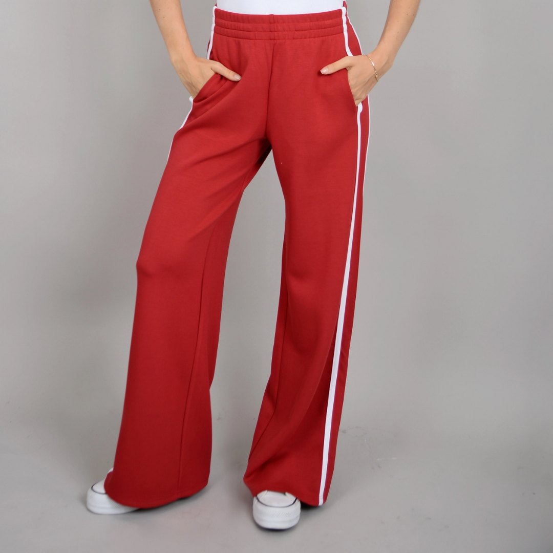Valencia Soft Knit Crimson Pant