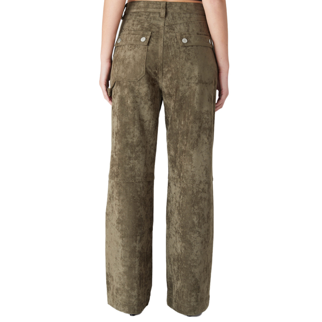 Take a Hike Faux Suede with Stretch
