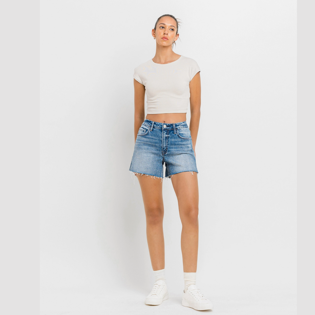 The Rebecca High Rise Clean Cut A Line Short